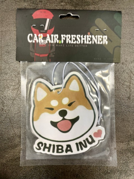 SHIBA INU DOG Car Air Freshener - Jet Ice