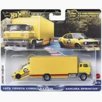 Hot Wheels 1/64  1972 Tyota Corolla Lvin and Sakura Sprinter