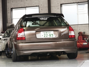 PU Design Honda Civic EJ 99-00 3dr Type R Style Rear Lip