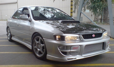 PU Design Subaru Impreza 98-00 STI Style Front Lip