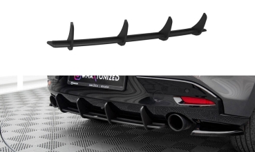 Maxton Mazda 3 MK4 GP Street Pro Heck Diffusor Ansatz Center Schwarz