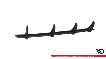 Maxton Mazda 3 MK4 GP Street Pro Heck Diffusor Ansatz Center Schwarz