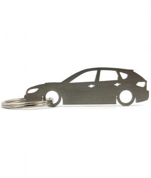 Subaru GH Hatch Silhouette Metall Keyring