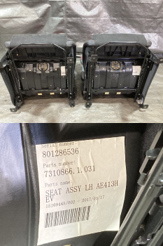 NISMO RECARO Note E12 Nissan Sitze OEM Schwarz-Rot