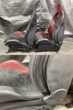 NISMO RECARO Note E12 Nissan Sitze OEM Schwarz-Rot