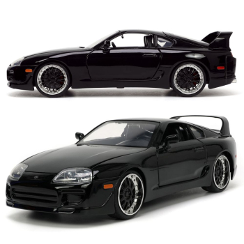 1/24 F&F 1995 Toyota Supra MK4 Schwarz - Jada