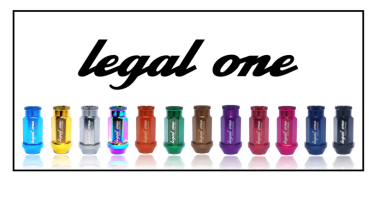 Legal One M12 x 1.5 Aluminium Radmuttern / LugNuts mit TÜV