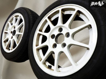 Honda Integra 98spec JDM Type-R 16" Zoll 7.0 J - 5 x 114,3 Alufelgen Weiß - Set 2