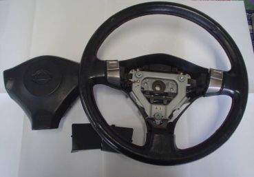 Nissan Skyline R34 Steering Wheel 3-Spoke ER34 WGNC34 37cm Diameter