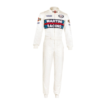 Sparco R567 Martini Racing Replica Suit, White (FIA 8856-2018)