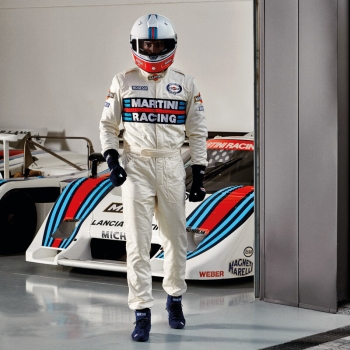 Sparco R567 Martini Racing Replica Suit, White (FIA 8856-2018)