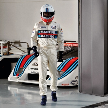 Sparco R567 Martini Racing Replica Overall Anzug Weiß (FIA 8856-2018)