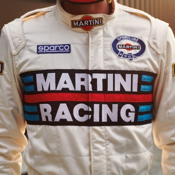 Sparco R567 Martini Racing Replica Suit, White (FIA 8856-2018)