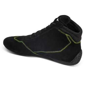 Sparco Slalom Shoes - Black Green FIA