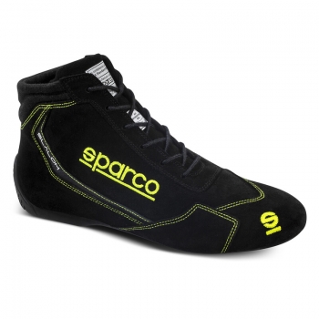 Sparco Slalom Shoes - Black Yellow