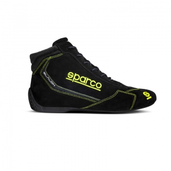 Sparco Slalom Shoes - Black Yellow
