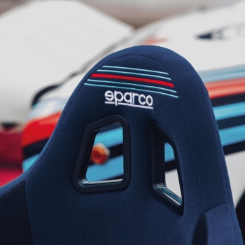 Sparco Pro 2000 QRT Martini Racing Bucket Seat Blue FIA