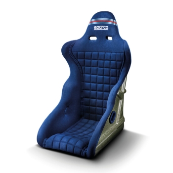 Sparco Legend Martini Racing Carbon Kevlar FIA Bucket Seat Blue
