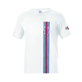 Sparco Martini Racing Big Stripes T-Shirt White