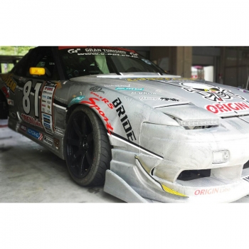 Origin Labo Nissan 200SX S13 +55mm Front Fenders
