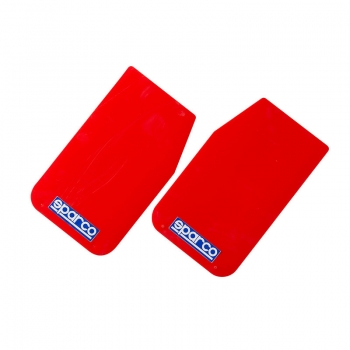 Sparco Mud Flaps - Rot