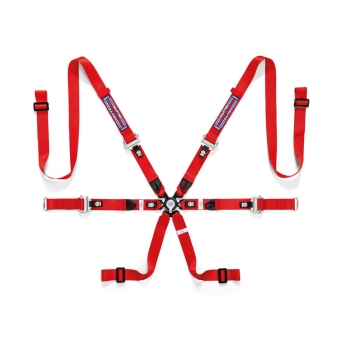 Sparco Prime H-9 Evo Martini Racing 6 Punkt 2" Sportgurt (1.3 kg, FIA, Hans)
