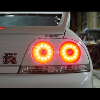 Nissan Skyline R33 Taillights V2 LED Style - 78Works