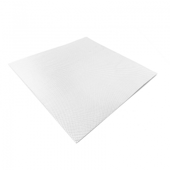 Hitzeschutz Aluminium Platte 50cm x 50cm
