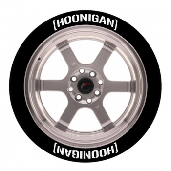 Hoonigan Tire Stickers Permanent Reifenschrift