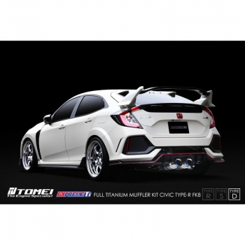 Tomei Expreme Ti Type-D Catback System Honda Civic Type R FK8