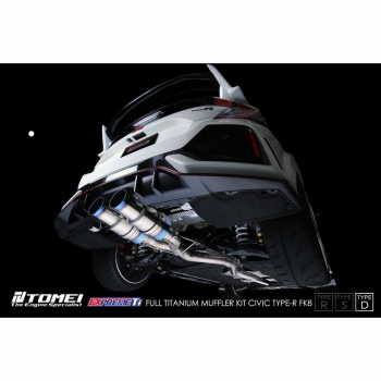 Tomei Expreme Ti Type-D Catback System Honda Civic Type R FK8