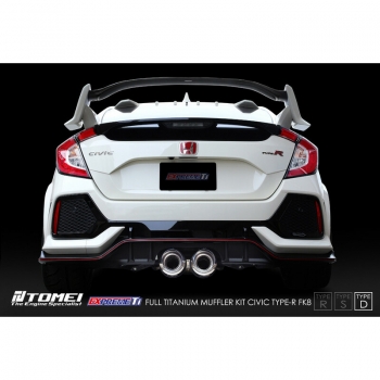 Tomei Expreme Ti Type-D Catback System Honda Civic Type R FK8