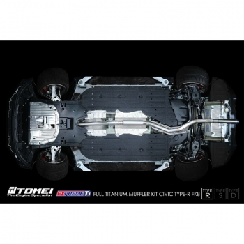Tomei Expreme Ti Type-R Catback System Honda Civic Type R FK8