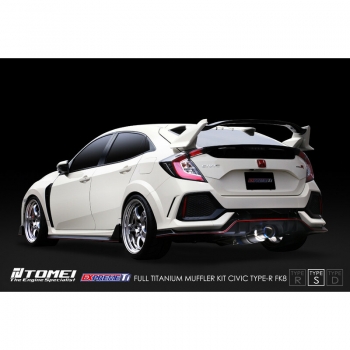 Tomei Expreme Ti Type-S Catback System Honda Civic Type R FK8