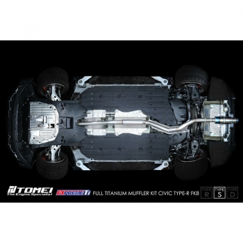 Tomei Expreme Ti Type-S Catback System Honda Civic Type R FK8