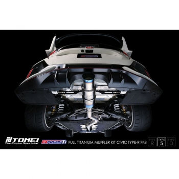 Tomei Expreme Ti Type-S Catback System Honda Civic Type R FK8
