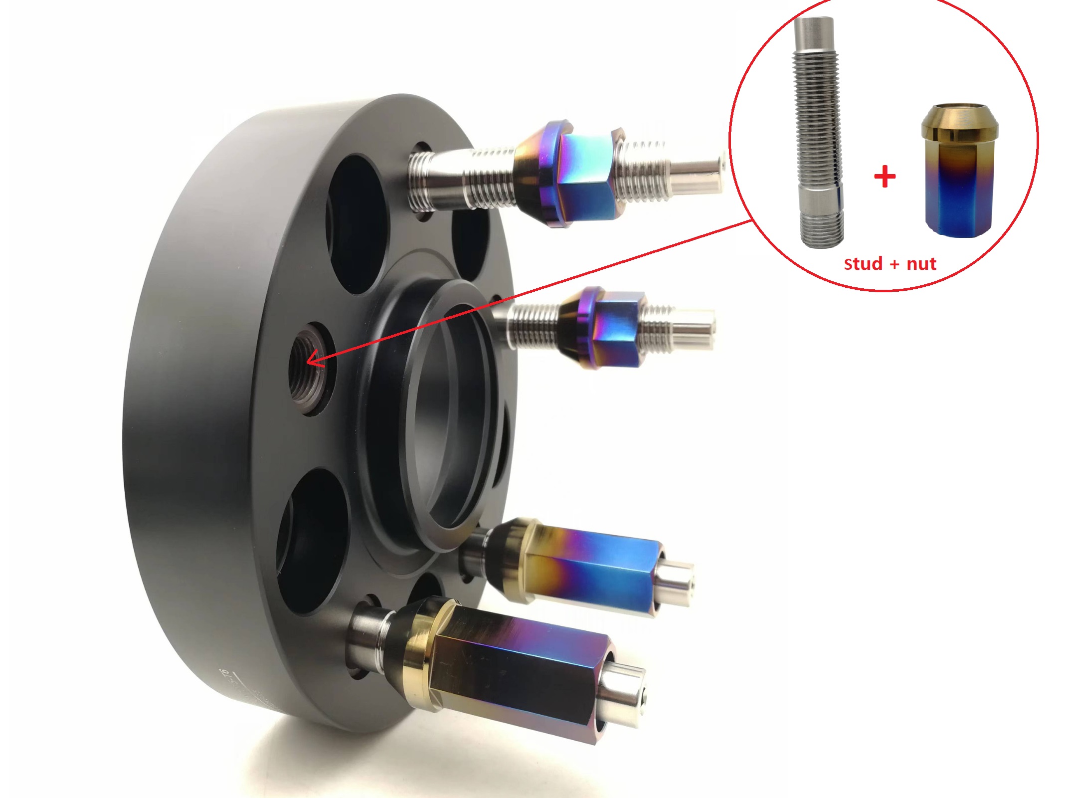 Mx1.5 Titan LugNuts HEX Lang mm   Rison