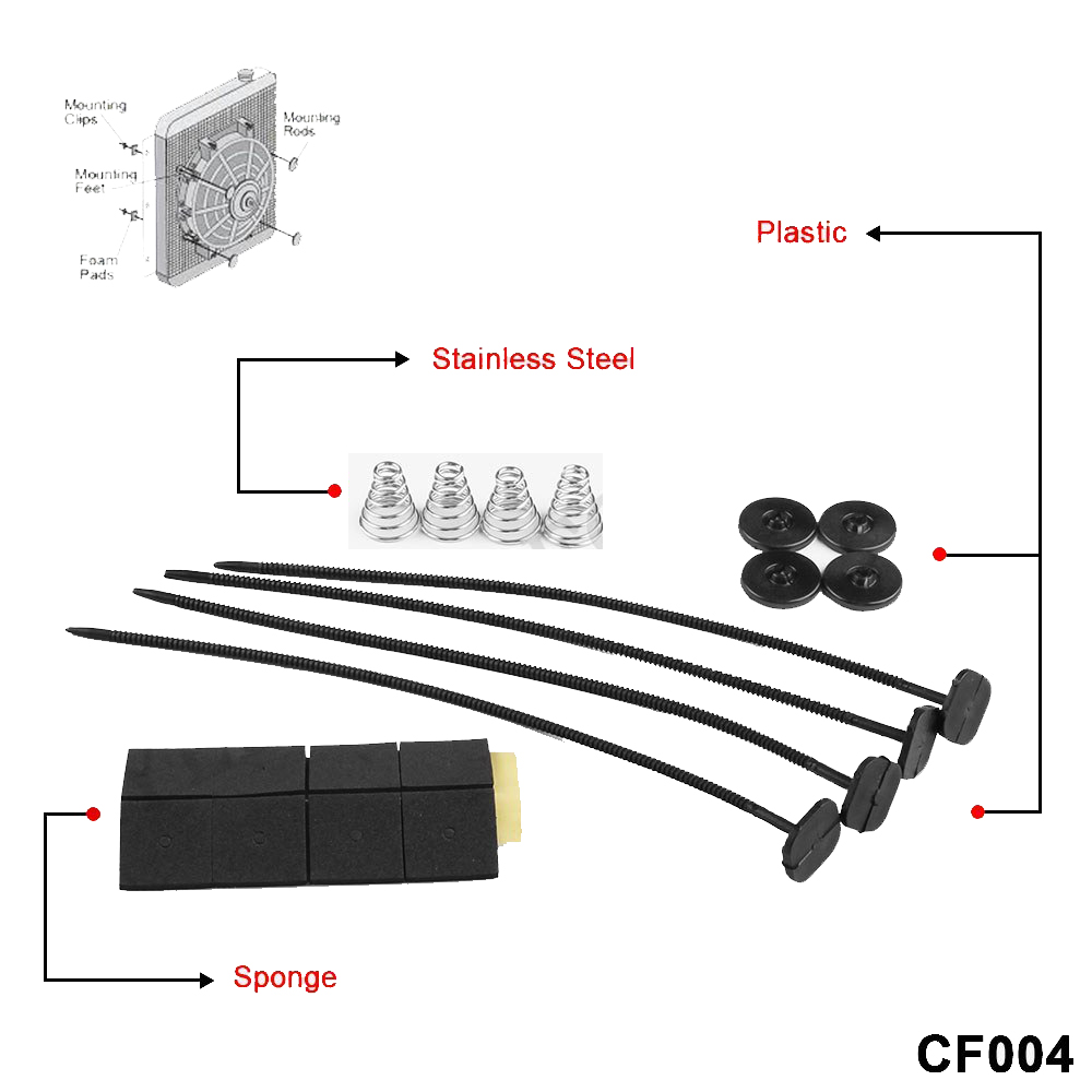 Electric Fan Mounting Kit