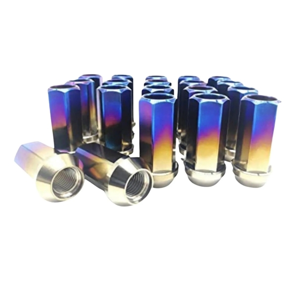 M12x1.5 Titanium Wheel Nuts HEX 45mm Open End - Rison