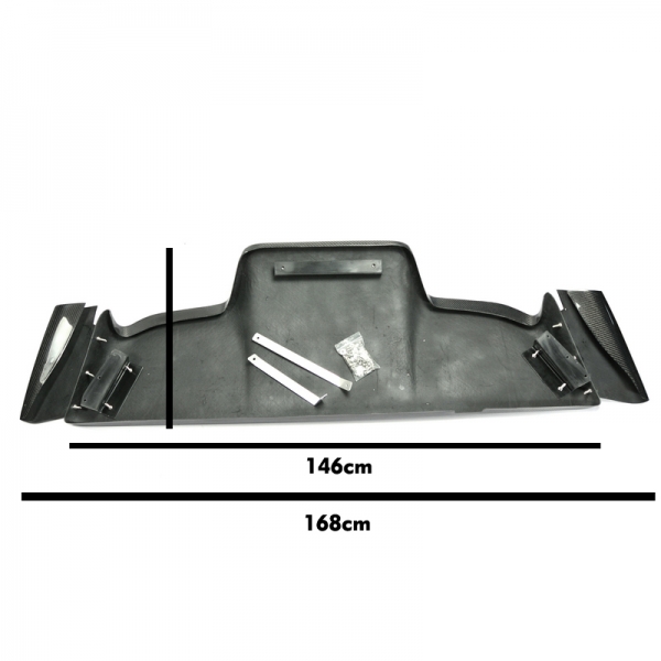 Nissan 350z G35 JDM TS Style CARBON Diffusor 5-Teilig