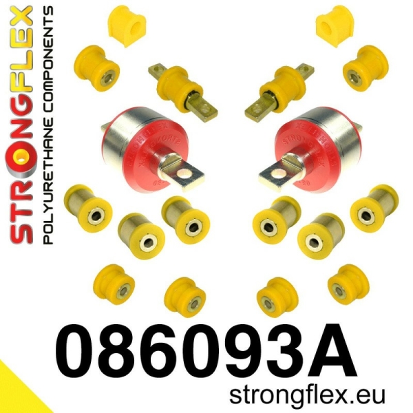 Honda Civic 95-00 JAPAN Rear Suspension Bushing Kit SPORT STRONGFLEX PU 086093A
