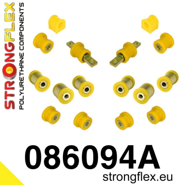 Honda Civic 95-00 JAPAN Rear Suspension Bushing Kit SPORT STRONGFLEX PU 086094A