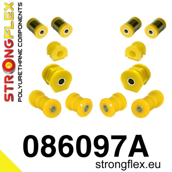 Honda Civic 95-00 JAPAN Front Suspension Bushing Kit STREET STRONGFLEX PU 086097A