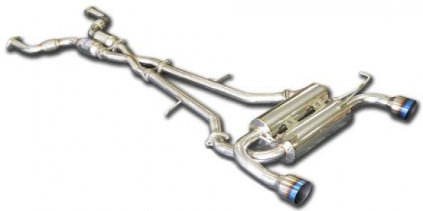 Nissan 350Z 02-09 Gemini INVIDIA Catback Dual Wall Titanium Tips incl TÜV