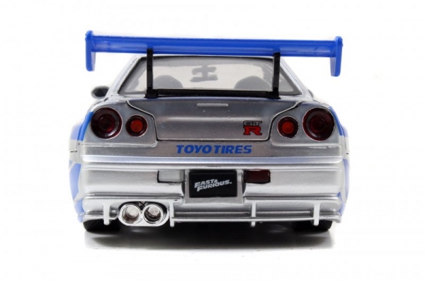 1:24 F7 Brian´s 2002 Nissan Skyline GTR R34 Silver