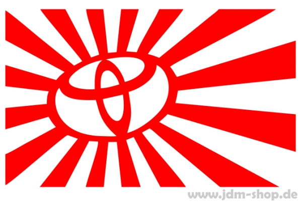 Rising Sun Toyota Decal