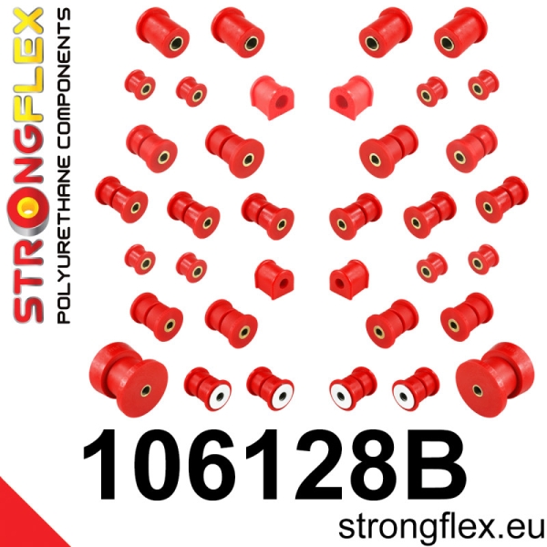 Mazda MX-5 NA 89-98 Suspension Bushing Kit STREET STRONGFLEX PU 106128B
