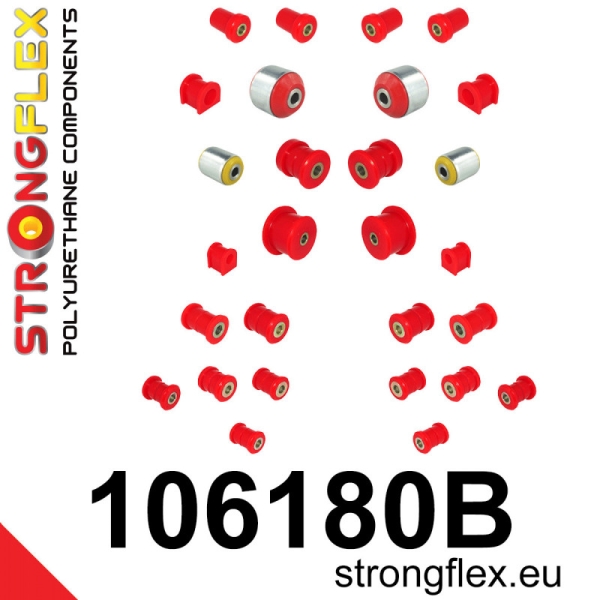 Mazda MX-5 NC Suspension Bushing Kit STREET STRONGFLEX PU 106180B