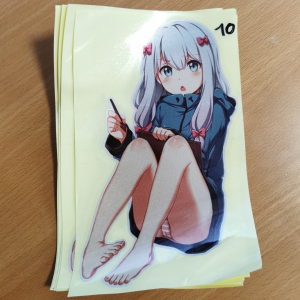 Hentai Babe 10 Decal Reflection