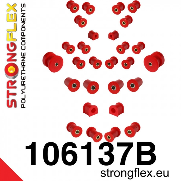 Mazda MX-5 NB Suspension Bushing Kit STREET STRONGFLEX PU 106137B